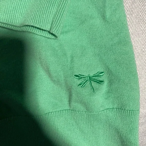 Talbots Mint Green Cardigan with embroidered butterfly - Picture 3 of 3